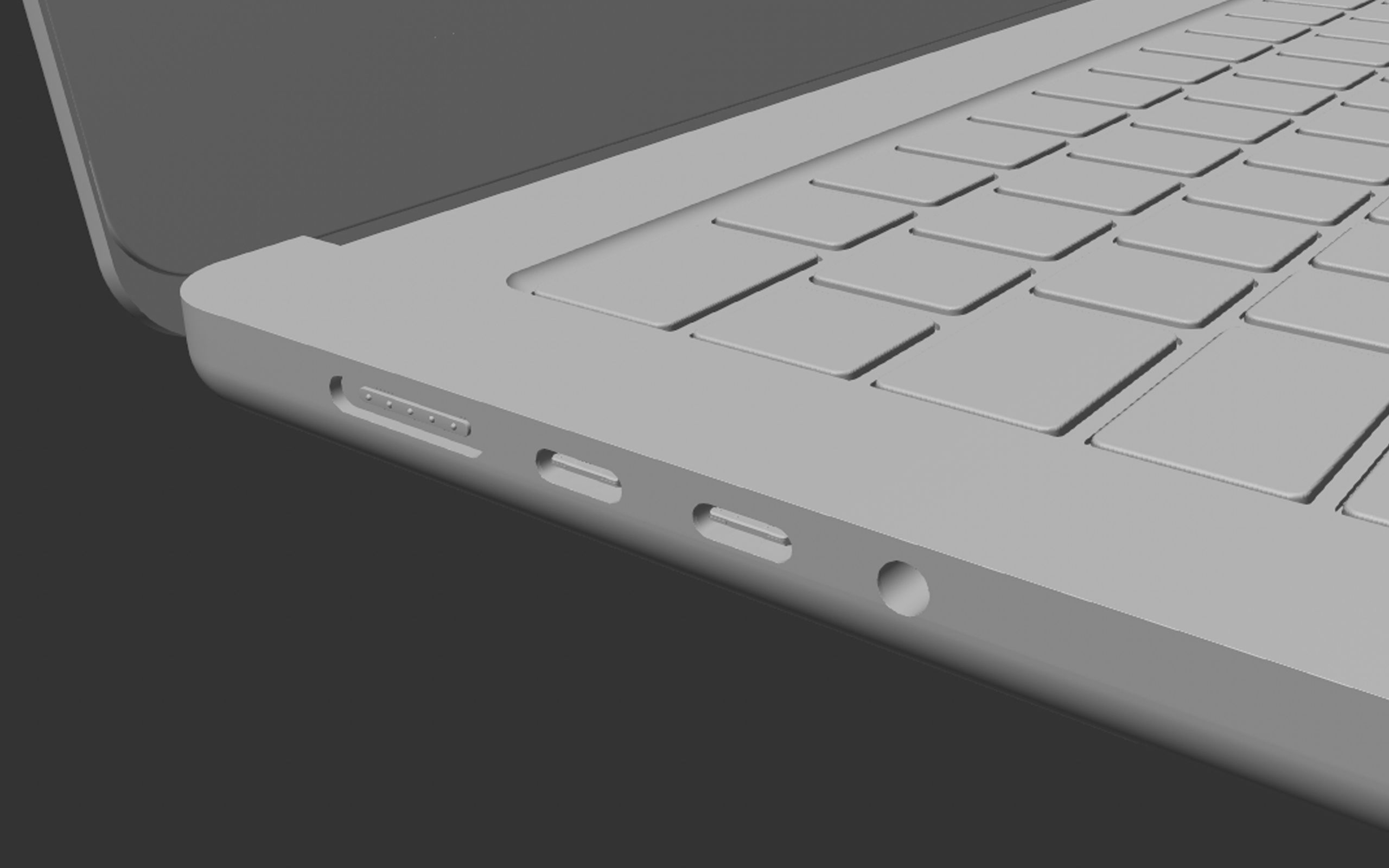Apple Macbook Pro 14 3D model_7