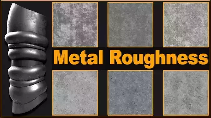 Metal Roughness 4K Texture