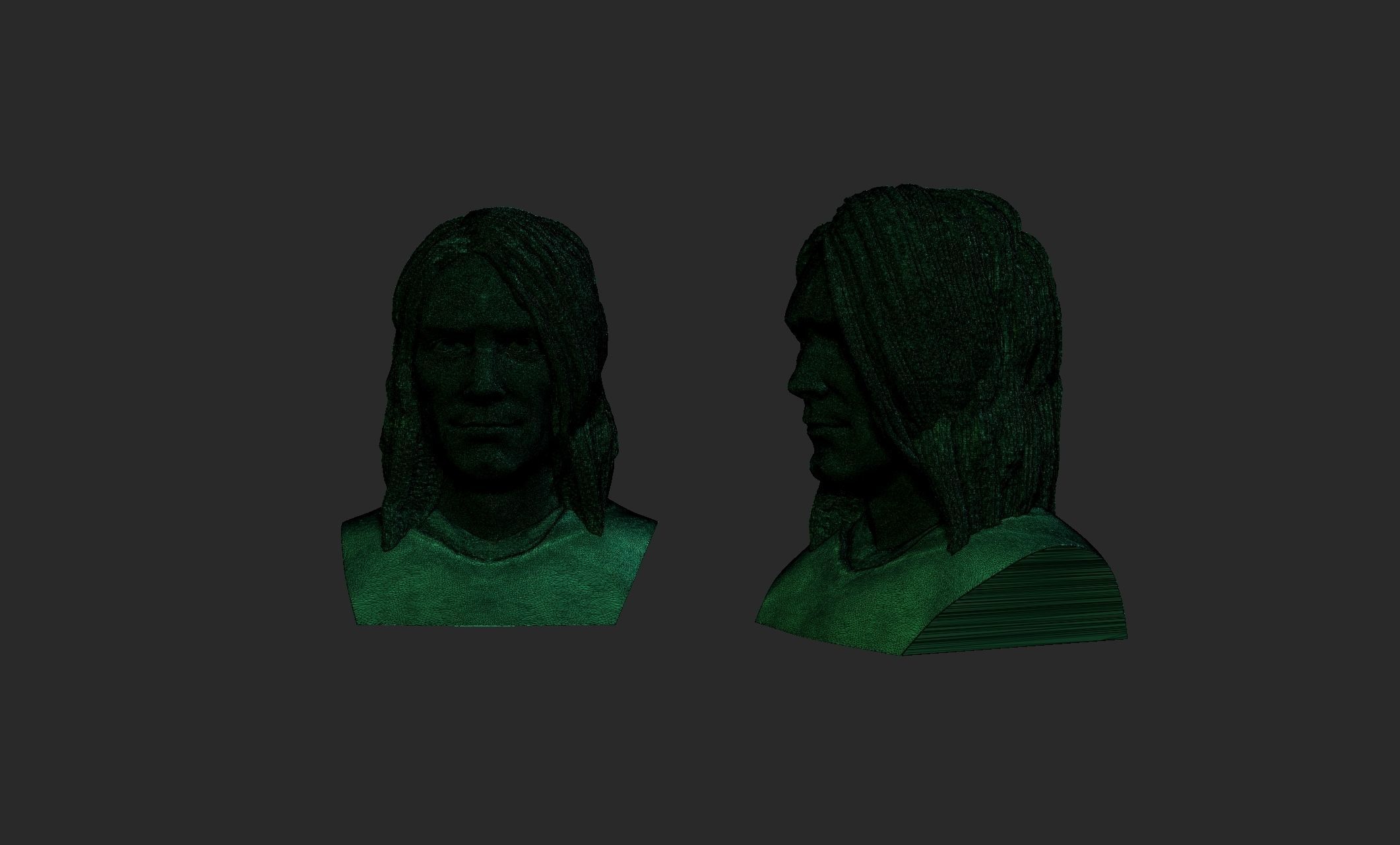 Kurt  Cobain 3D print model_3
