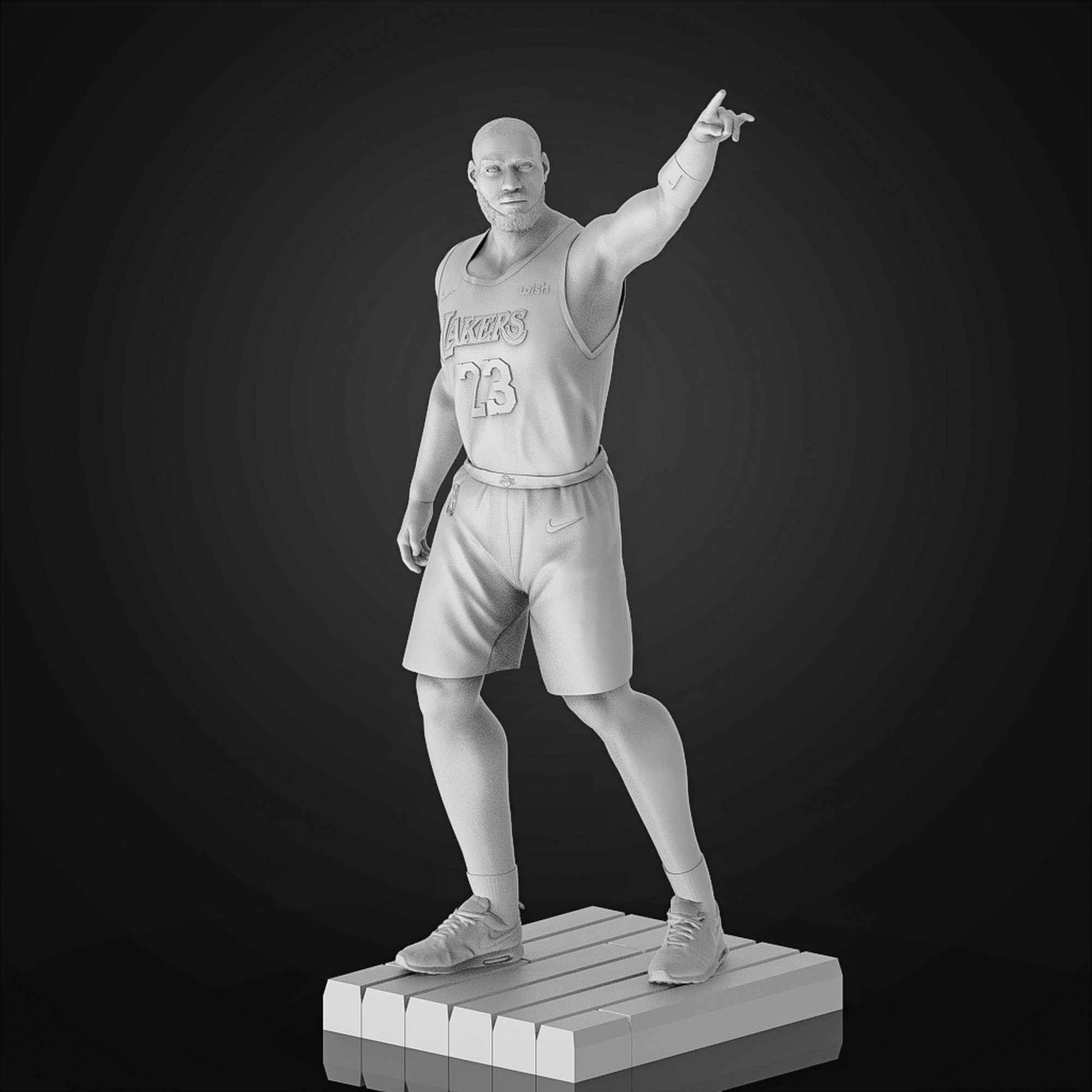 LeBron James 3D Printable 5 3D print model_21