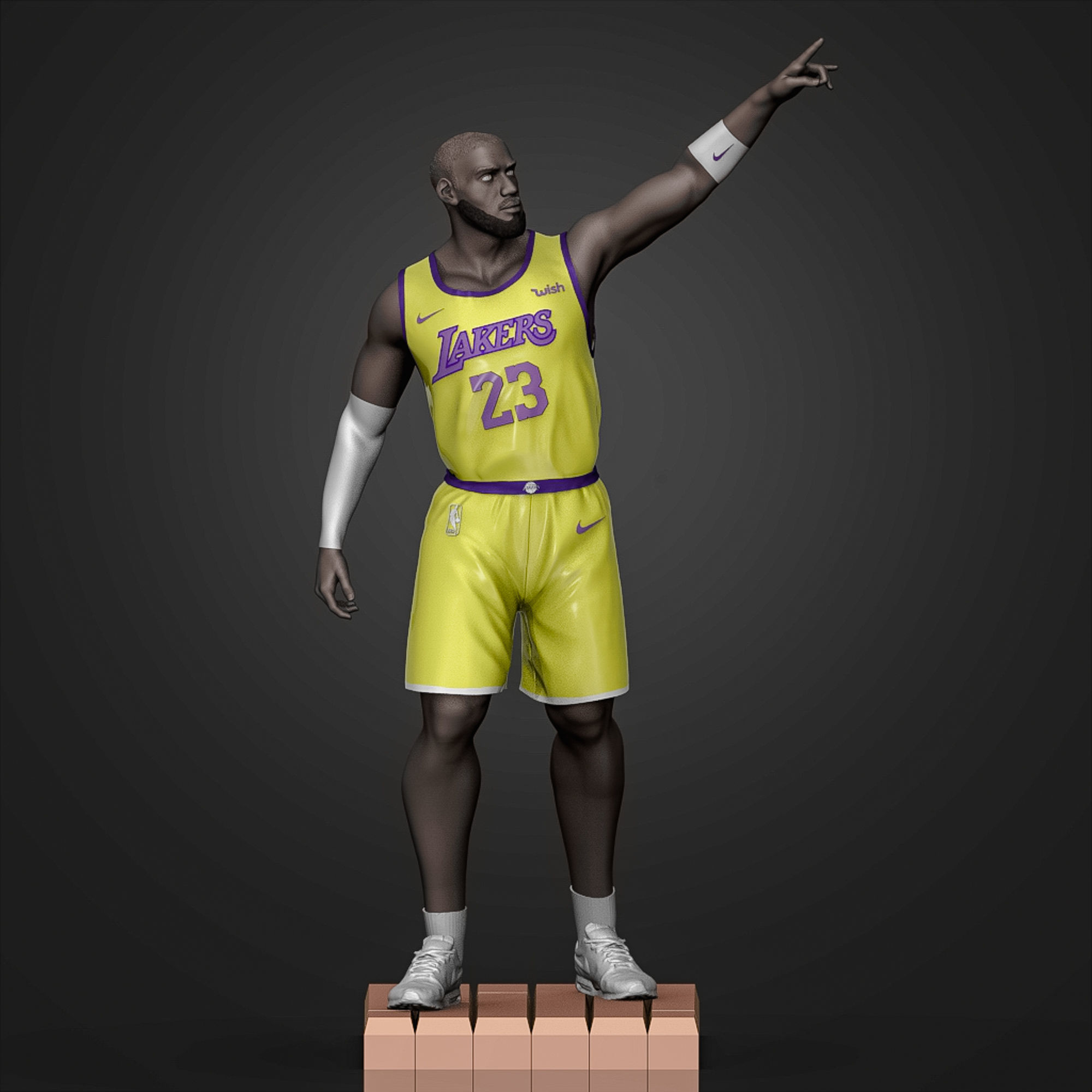 LeBron James 3D Printable 5 3D print model_2
