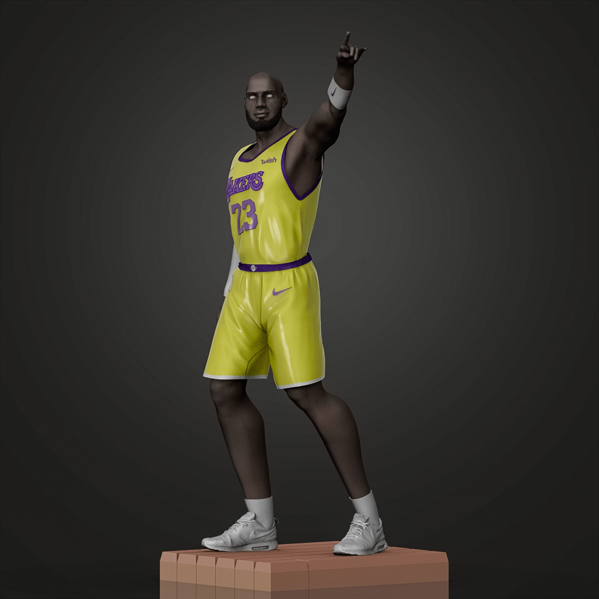 LeBron James 3D Printable 5 3D print model_4