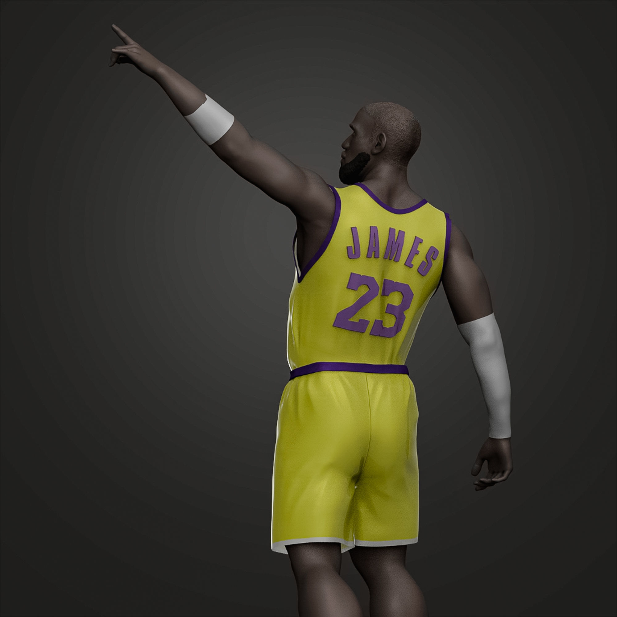 LeBron James 3D Printable 5 3D print model_12