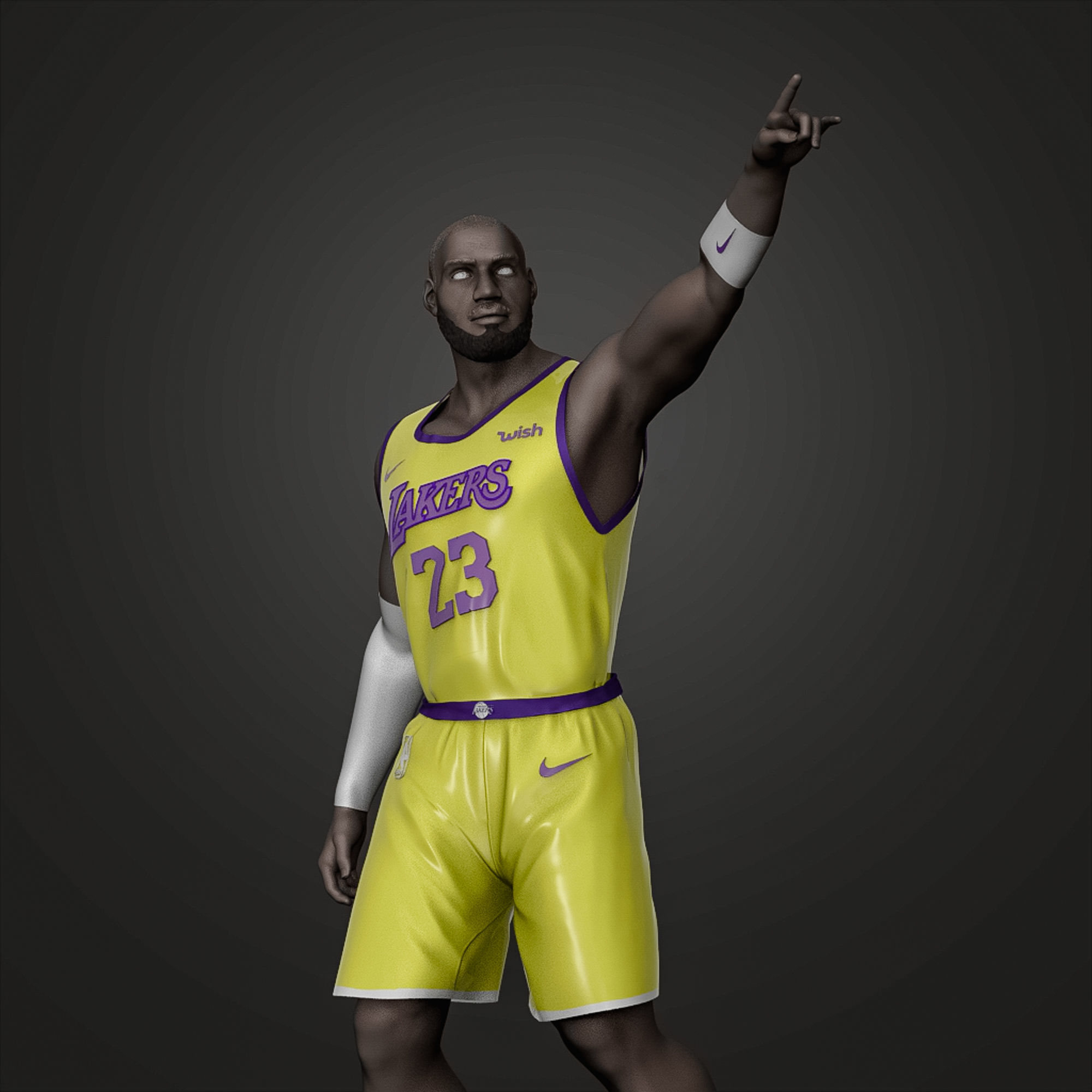 LeBron James 3D Printable 5 3D print model_10