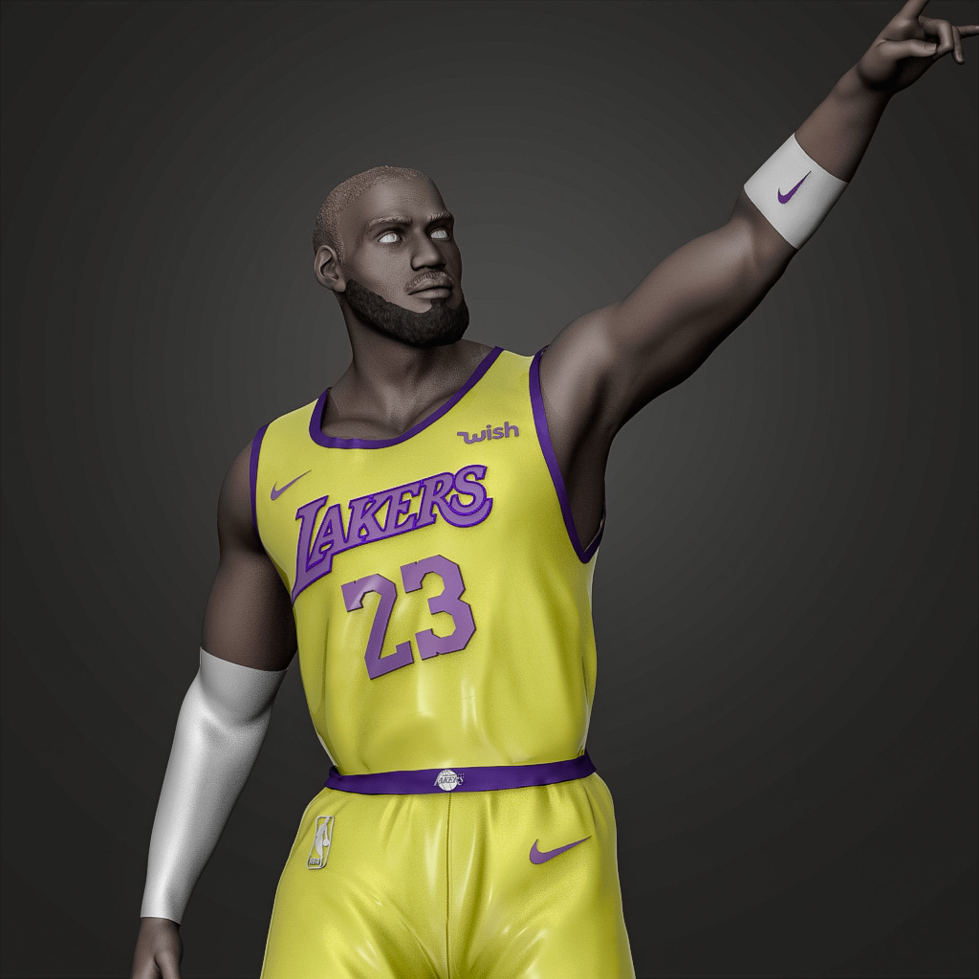 LeBron James 3D Printable 5 3D print model_13