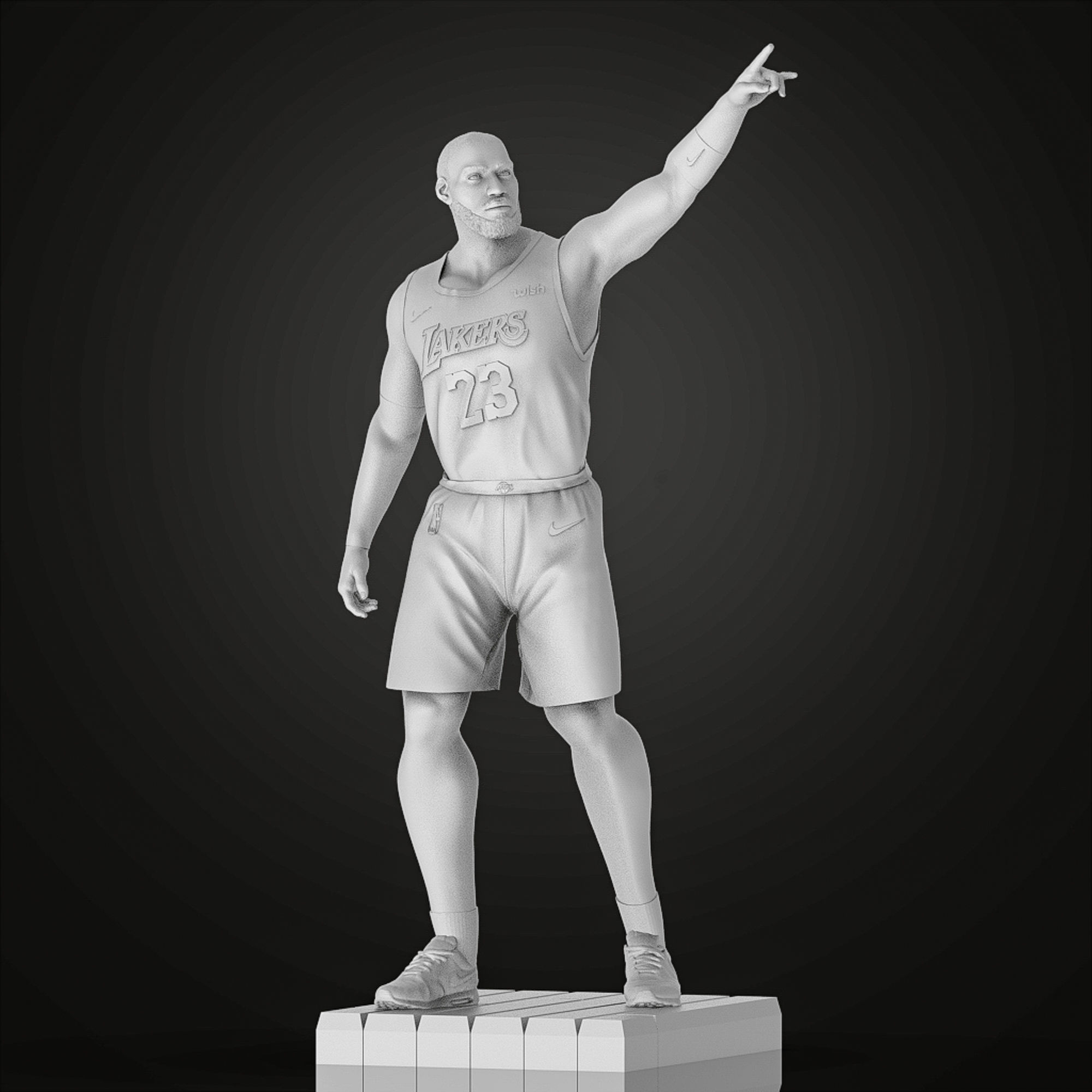 LeBron James 3D Printable 5 3D print model_15