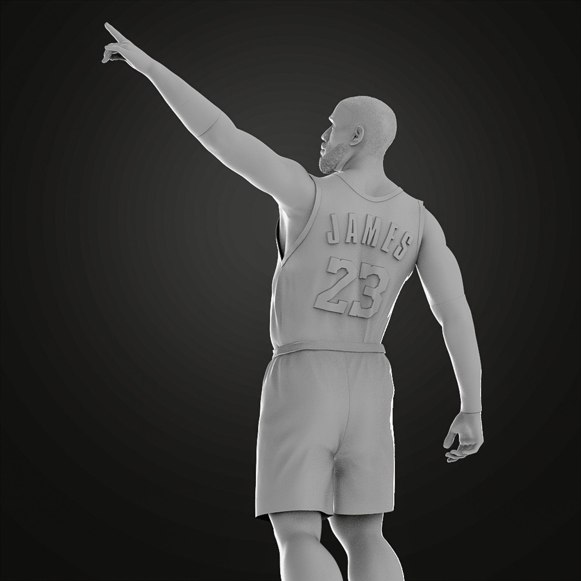LeBron James 3D Printable 5 3D print model_24