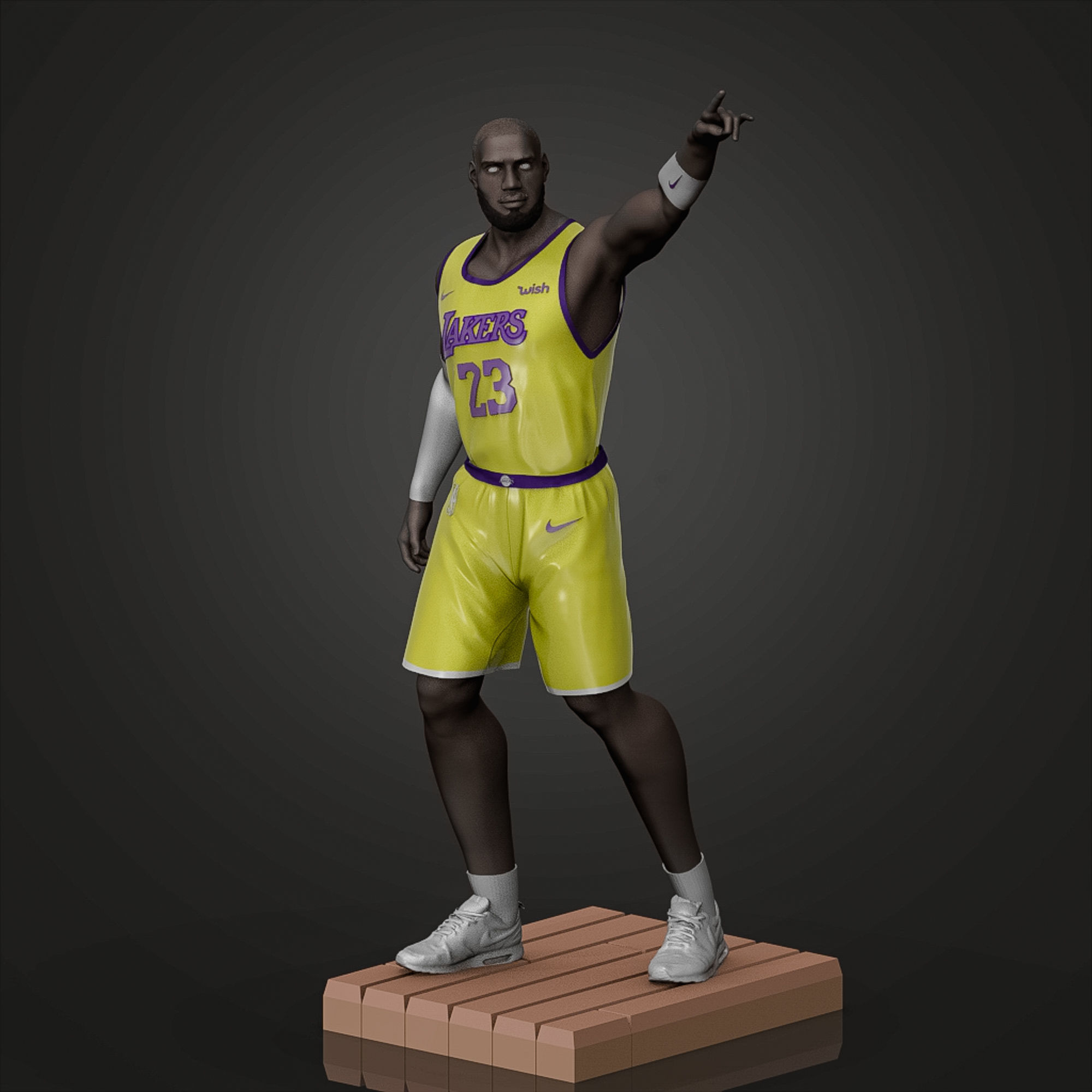LeBron James 3D Printable 5 3D print model_9