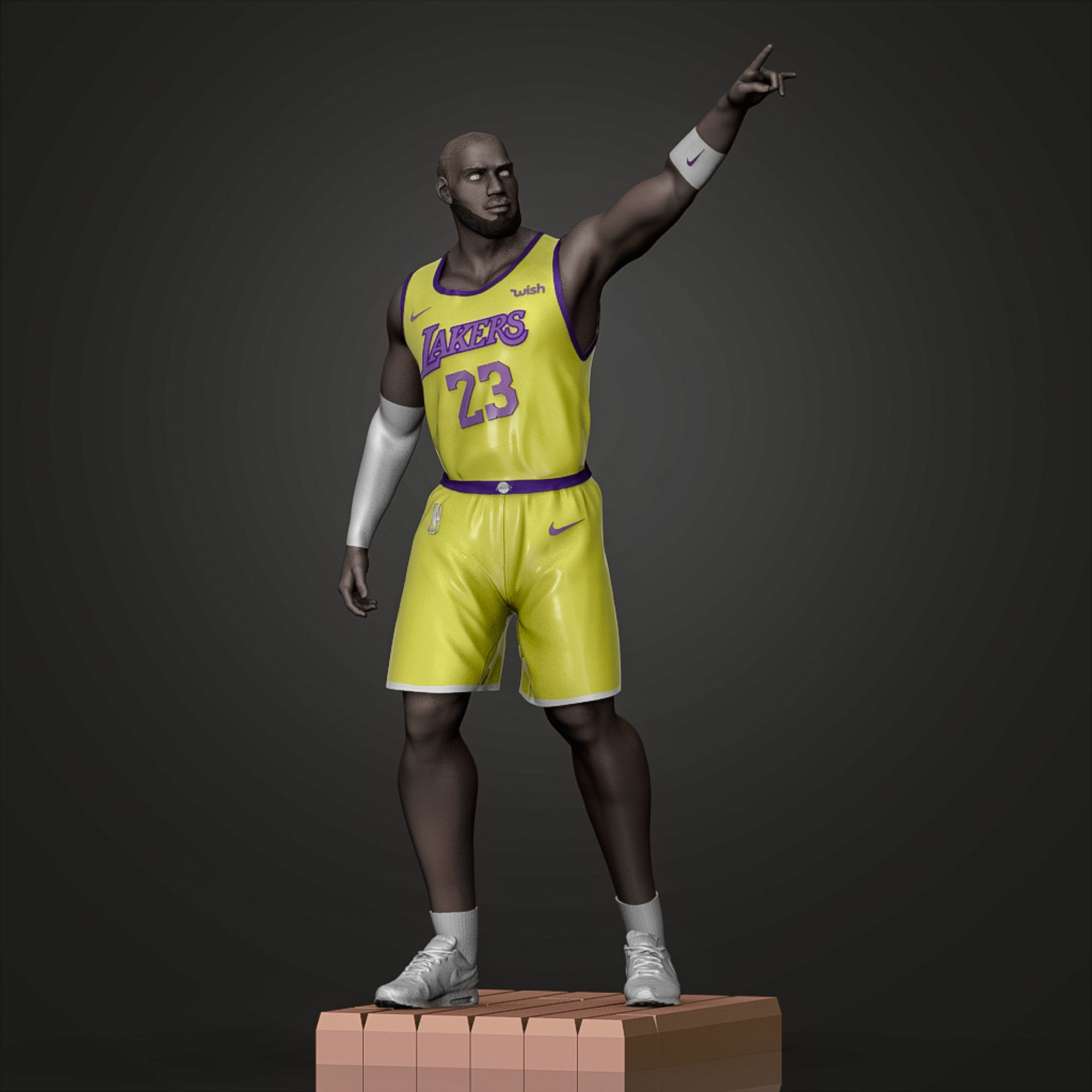 LeBron James 3D Printable 5 3D print model_3