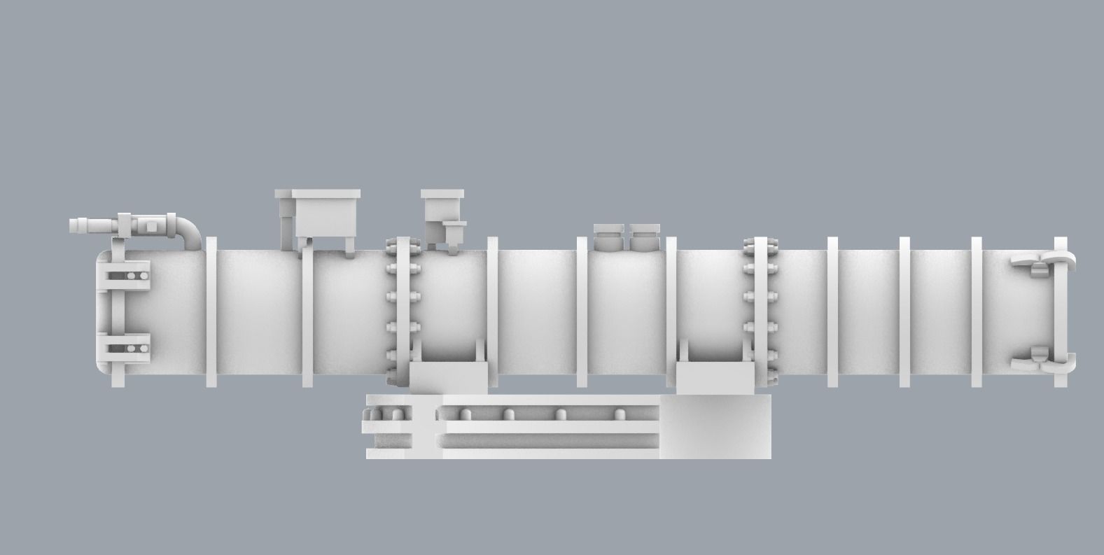 PM Type 53 Torpedo Tubes 3D print model_10