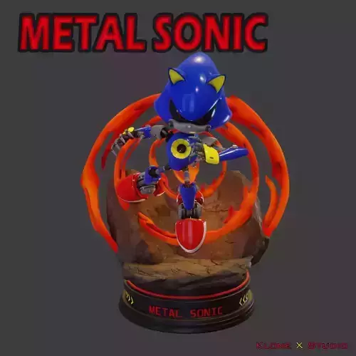 METAL SONIC 3D print model