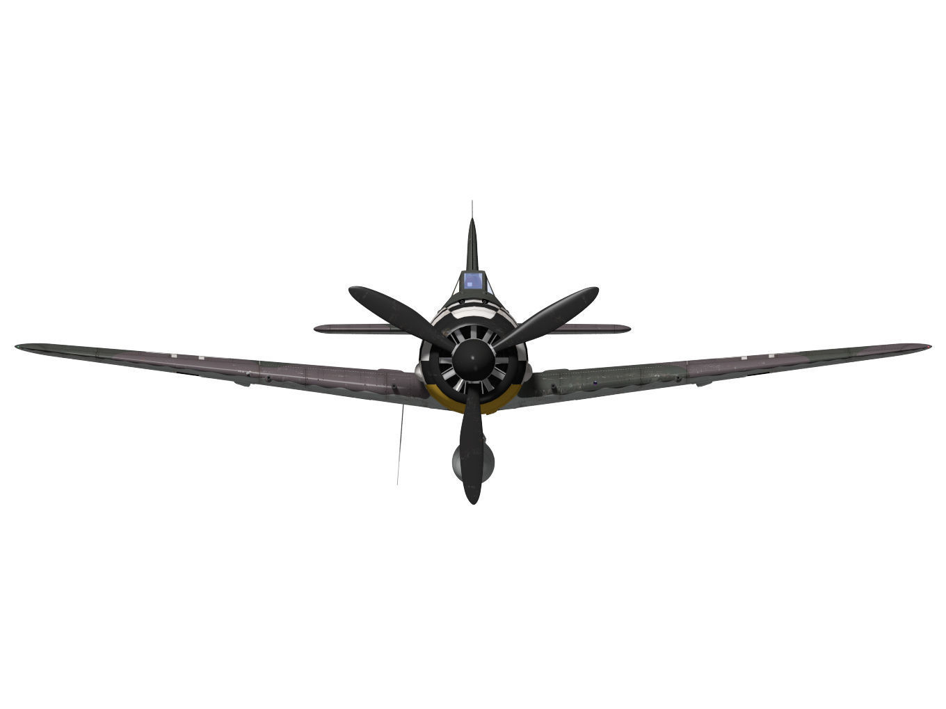 Focke Wulf Fw190 A6 3D model_11