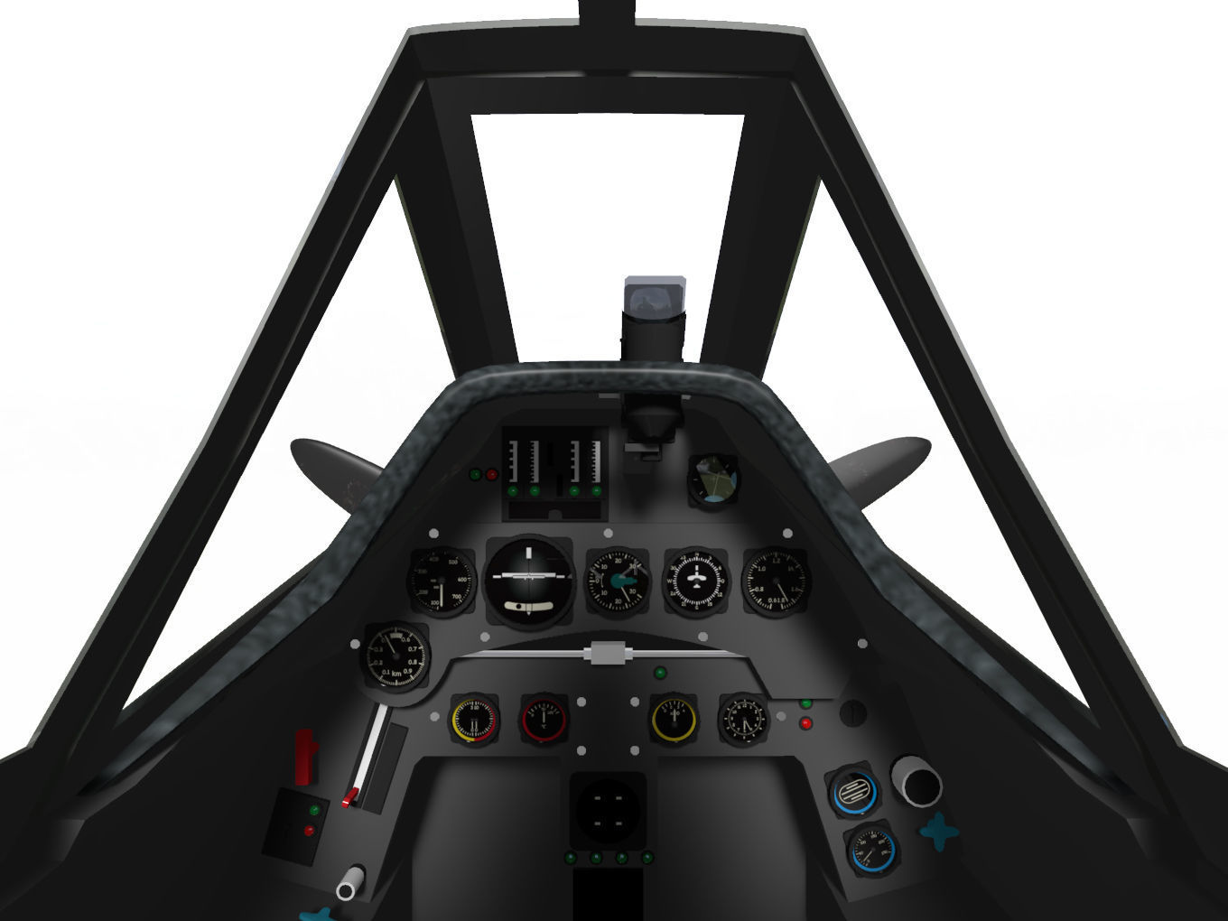 Focke Wulf Fw190 A6 3D model_16