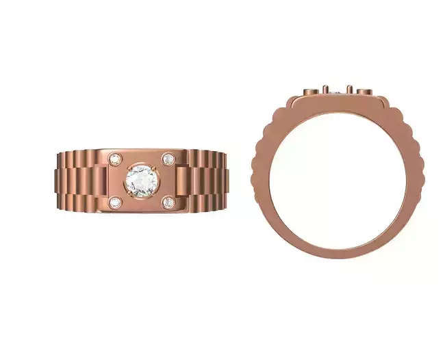 Women Wedding Engagement Ring STL JCD Details