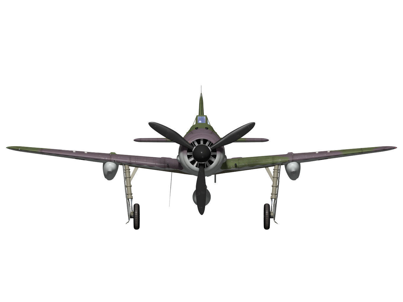 Focke Wulf Fw190 F8 R3 3D model_12
