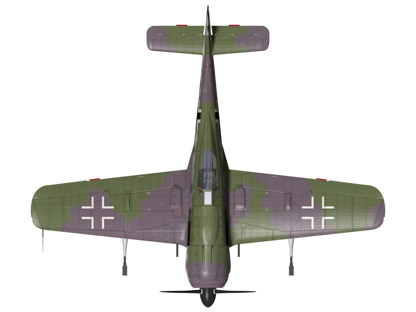 Focke Wulf Fw190 F8 R3 3D model_13