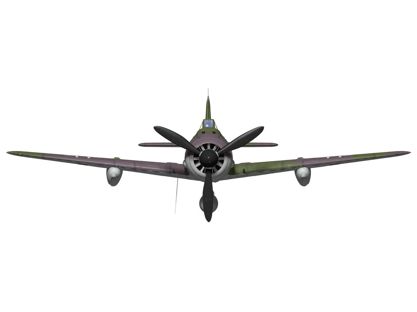 Focke Wulf Fw190 F8 R3 3D model_11