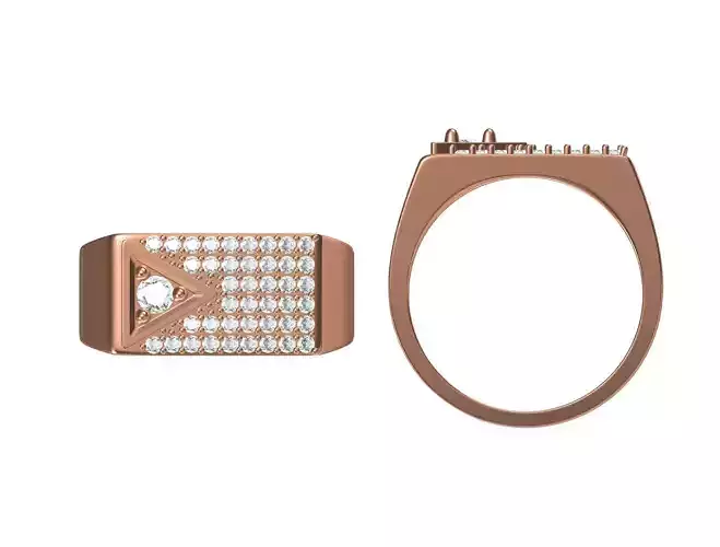 Women Wedding Engagement Ring STL JCD Details