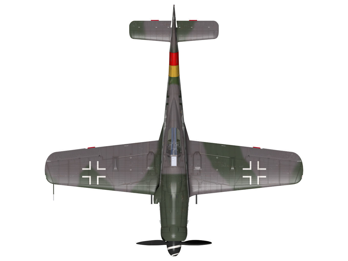 Focke Wulf Fw190 D9 3D model_14