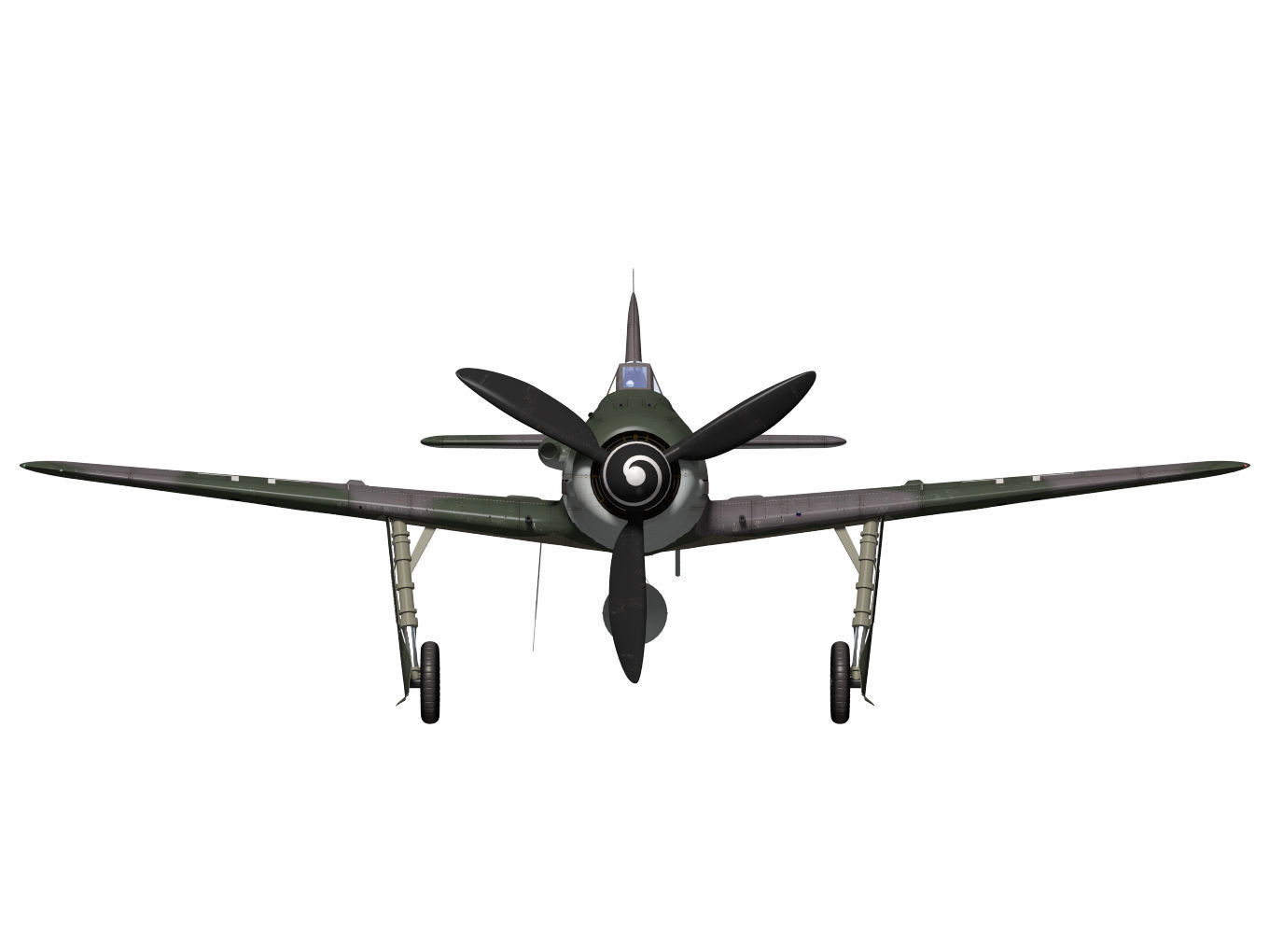 Focke Wulf Fw190 D9 3D model_12