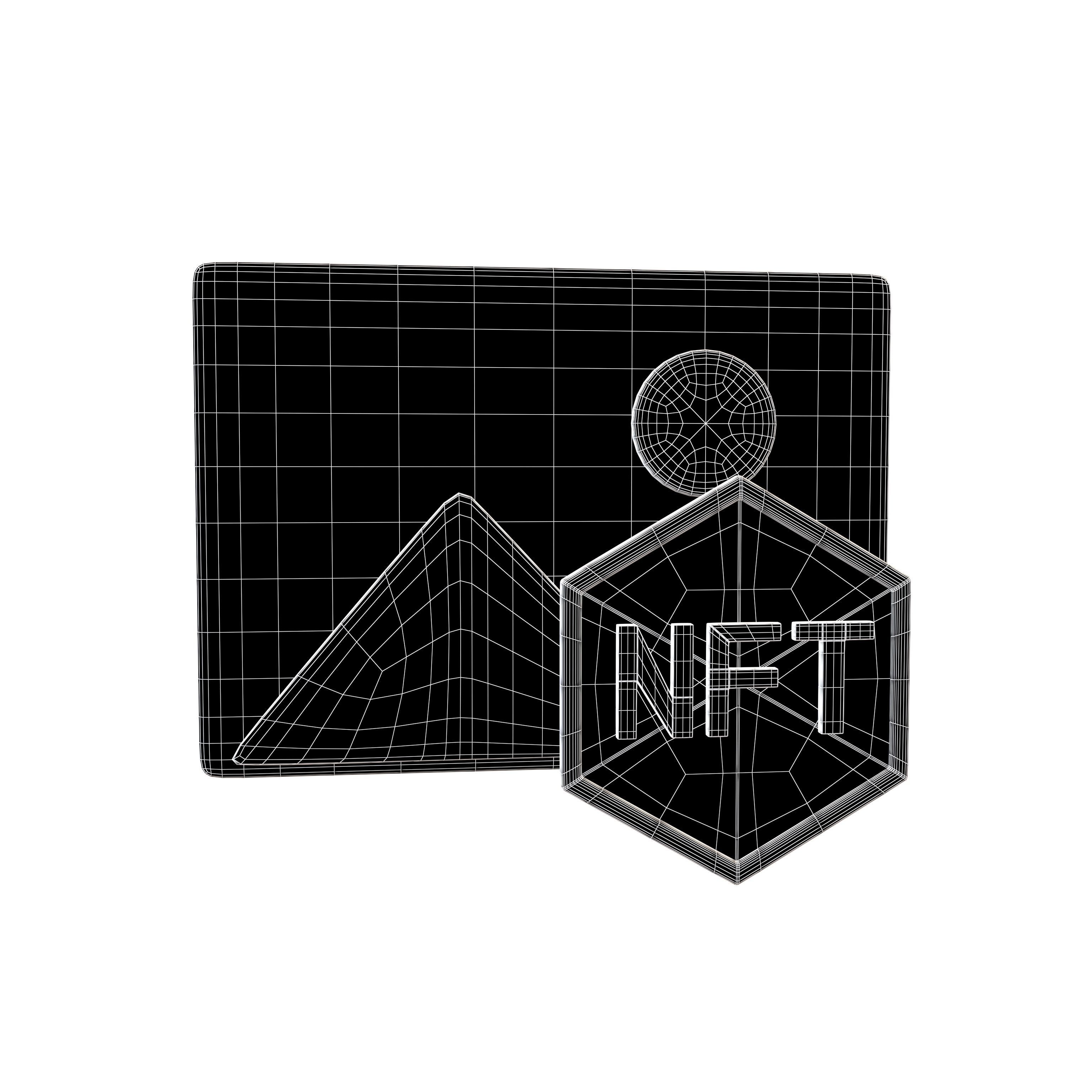 3D model NFT Image Icon V1 001 VR / AR / low-poly | CGTrader