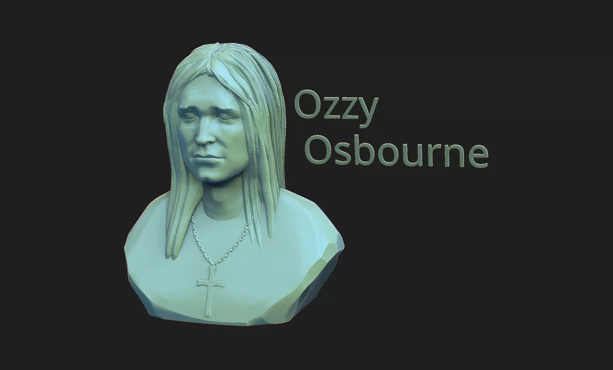Ozzy Osbourne 3D print model