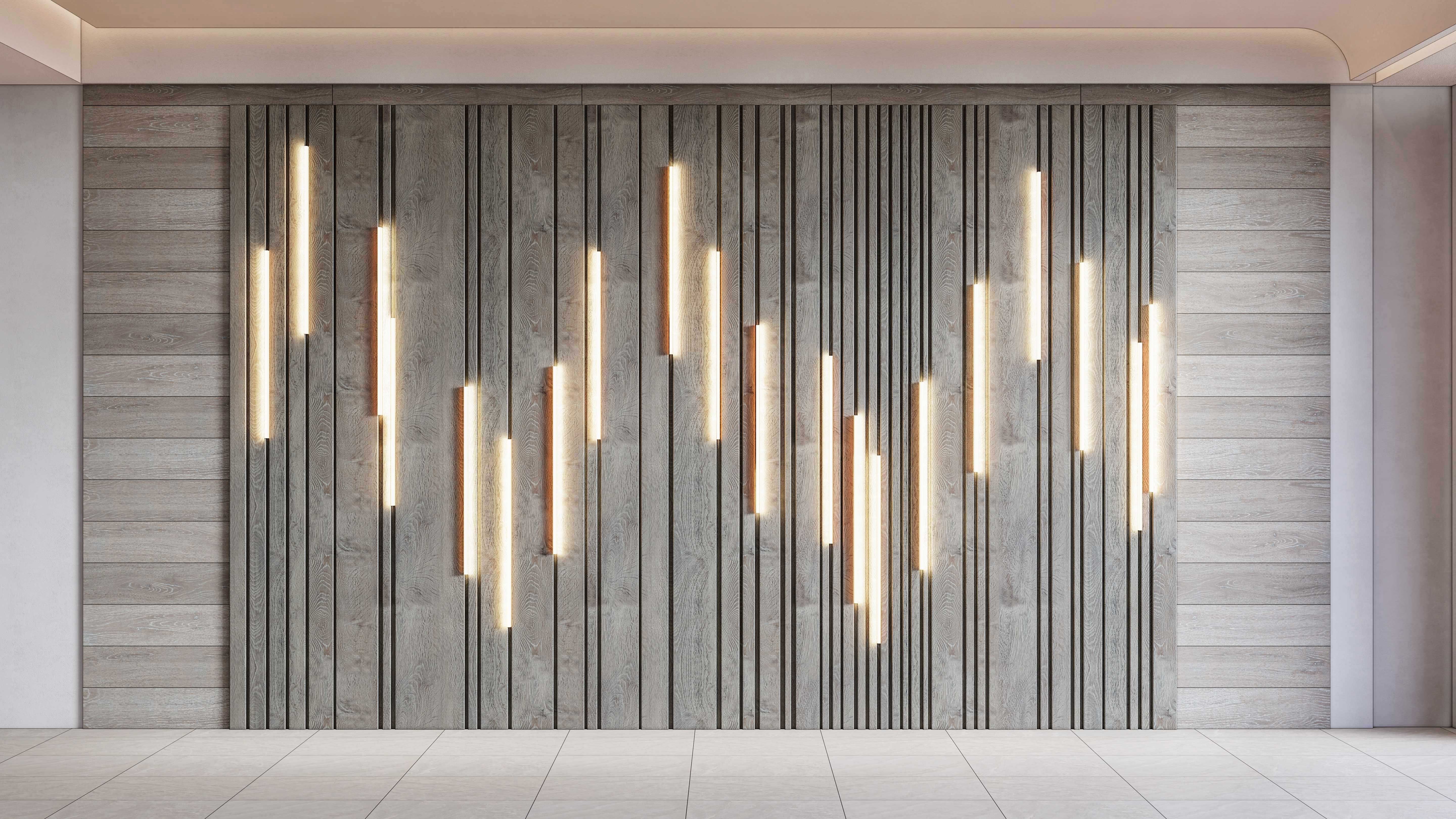 Wall decorative panel light Dynamic model Pre-Inst lighting 3D model_14