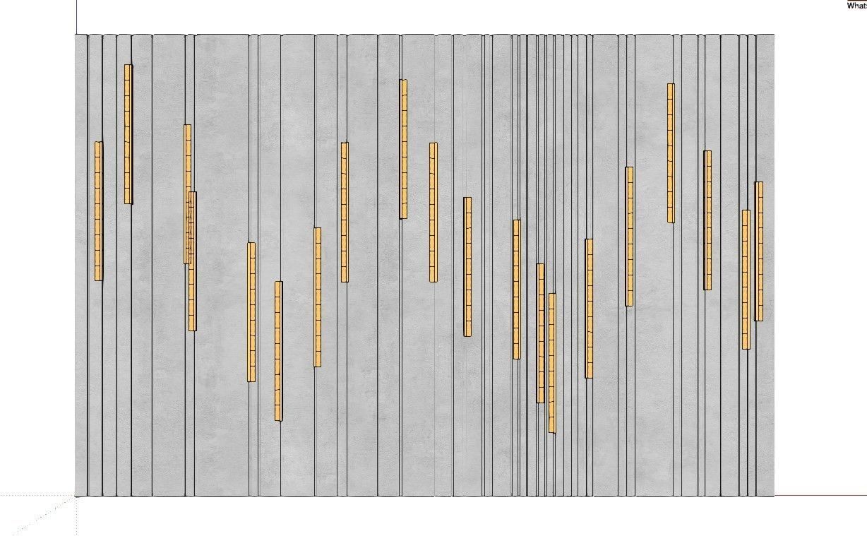 Wall decorative panel light Dynamic model Pre-Inst lighting 3D model_17