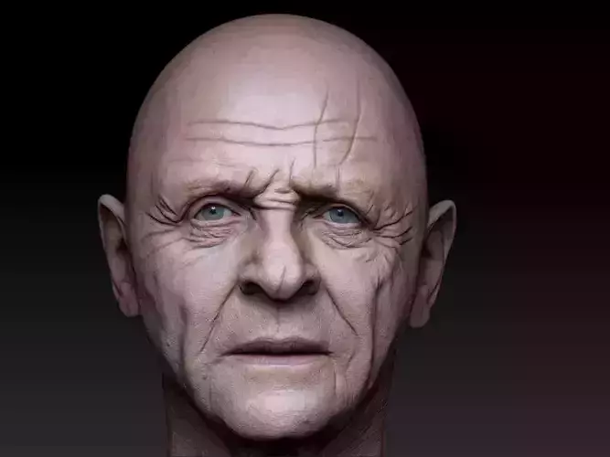 3D Portrait of Sir Philip Anthony Hopkins