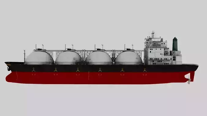 3D-OILTANKER SHIP WITH HIGH DEATIL TEXTURE