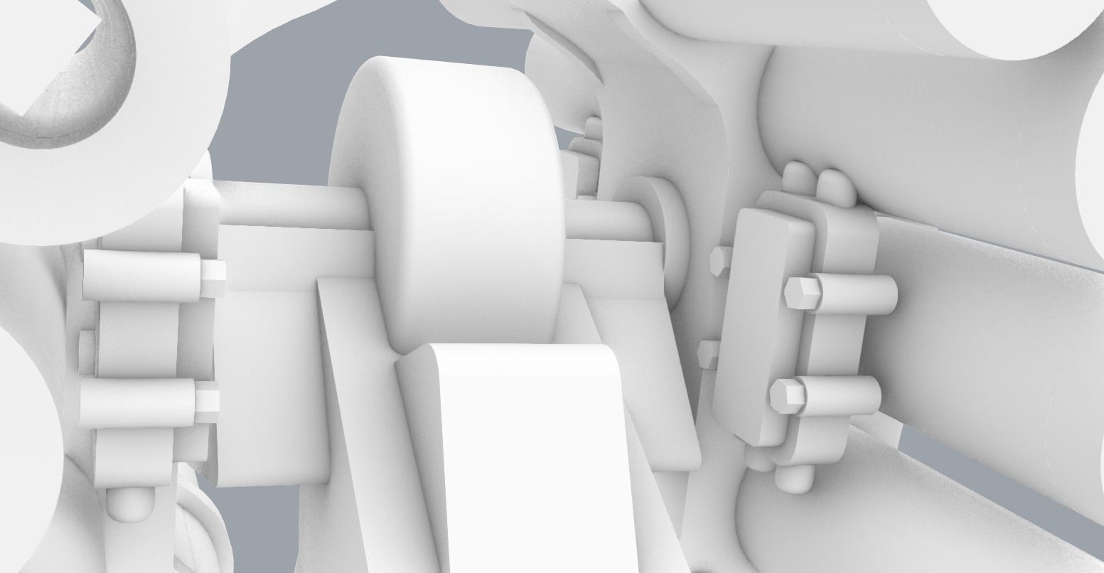 RBU-6000 Smerch-2 Low-poly 3D model_4