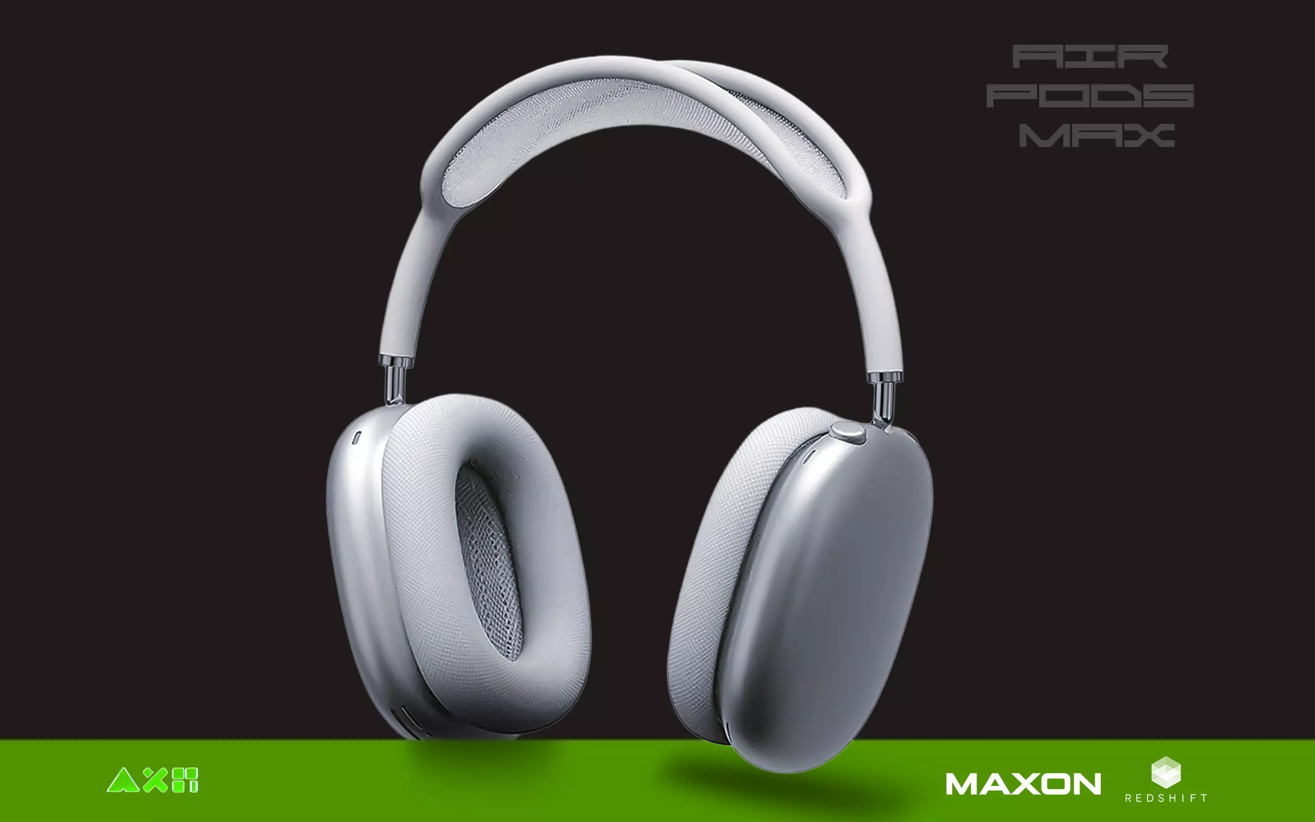 AirPods Max 3D model_0