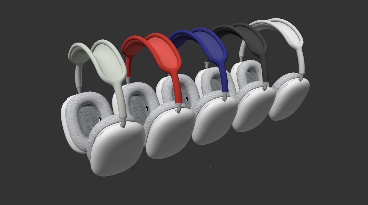 AirPods Max 3D model_12