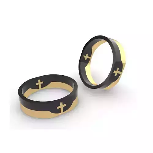 RING CROSS AND RING PPP 3D model