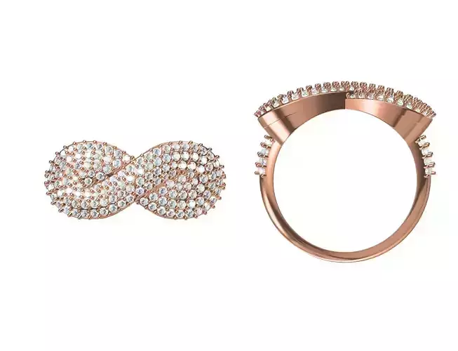 Women Wedding Engagement Ring STL JCD Details