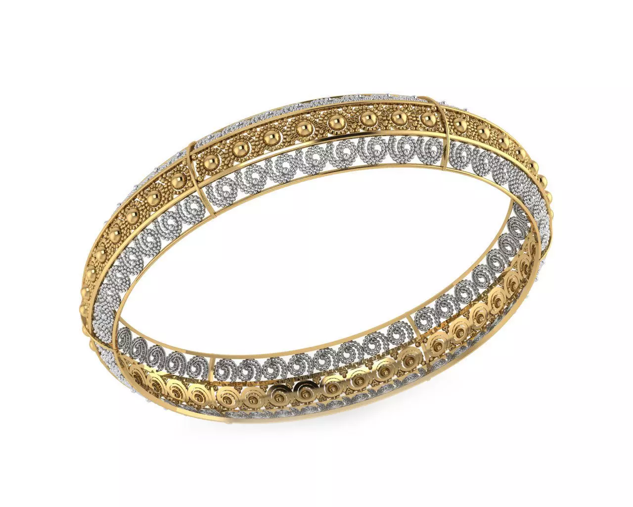 Bracelet 3D print model_0