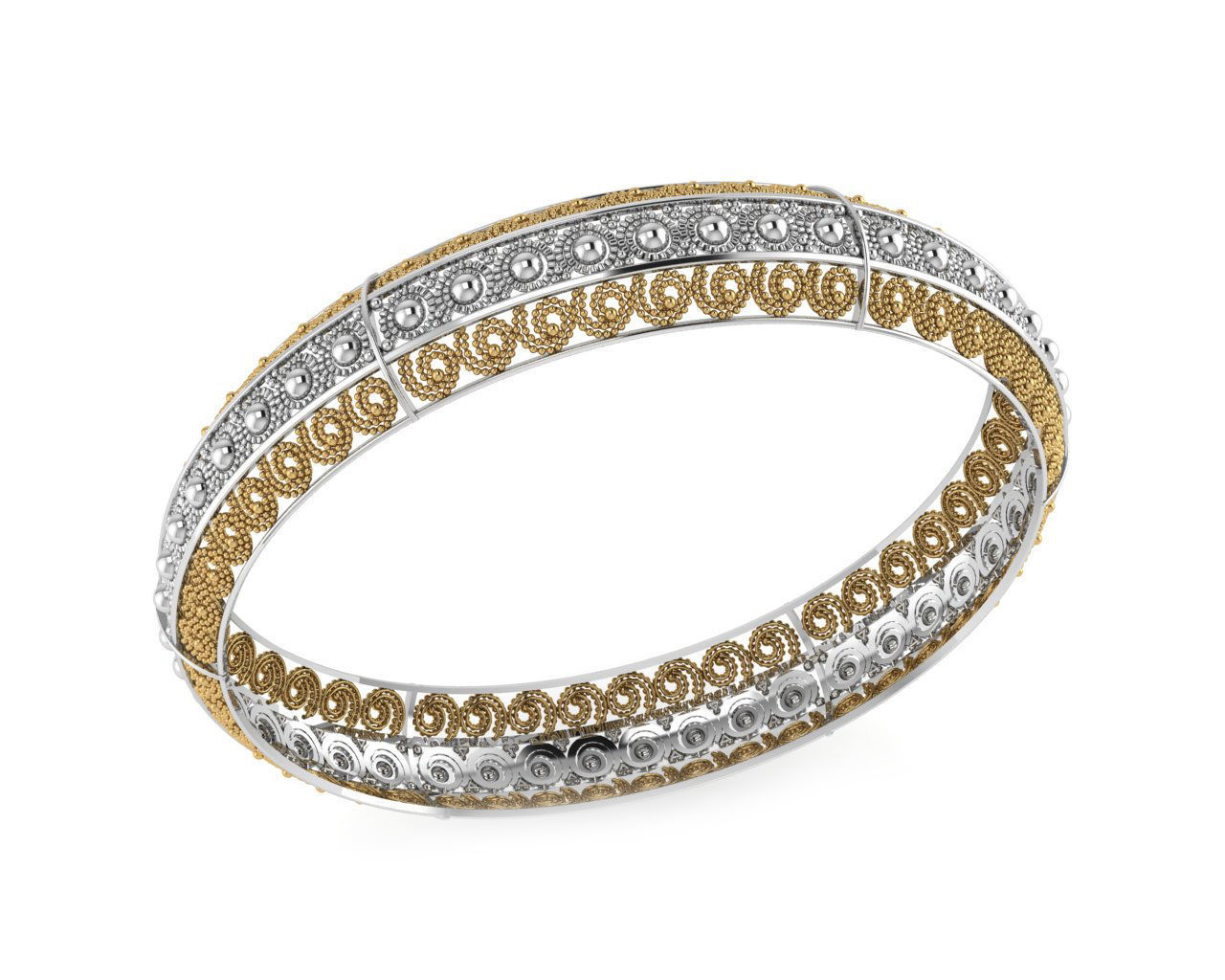 Bracelet 3D print model_1