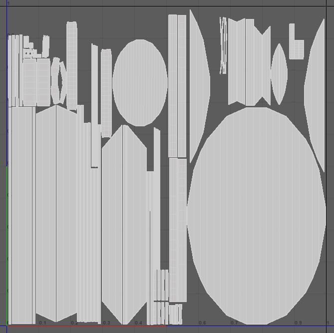 Slavic ellipse leather shield-black Low-poly 3D model_6