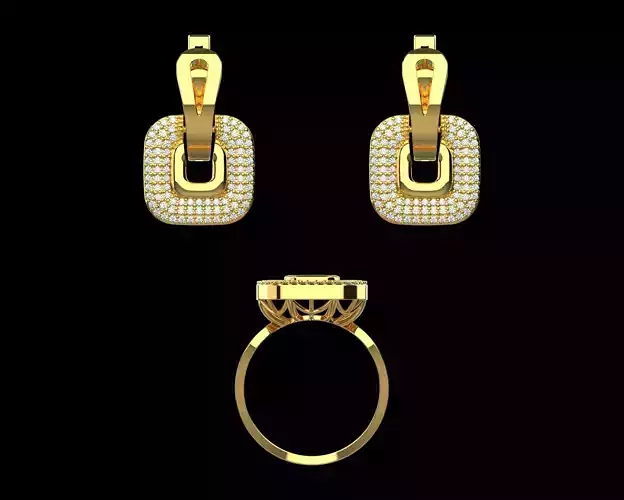 Ring and Earrings set N125