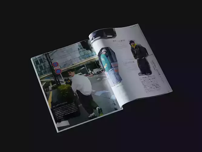 Open Magazine - Japanese Magazine 3D model