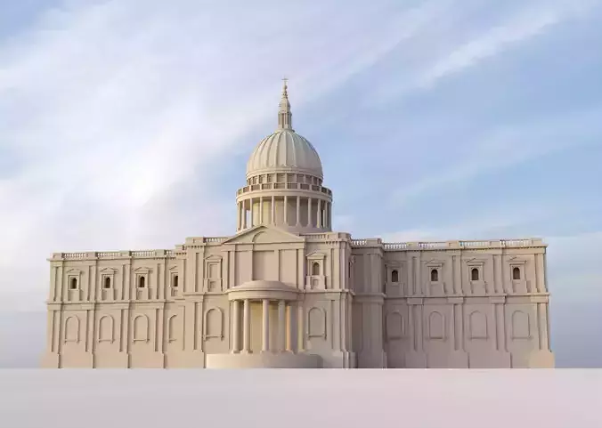 St Pauls Cathedral 3D model
