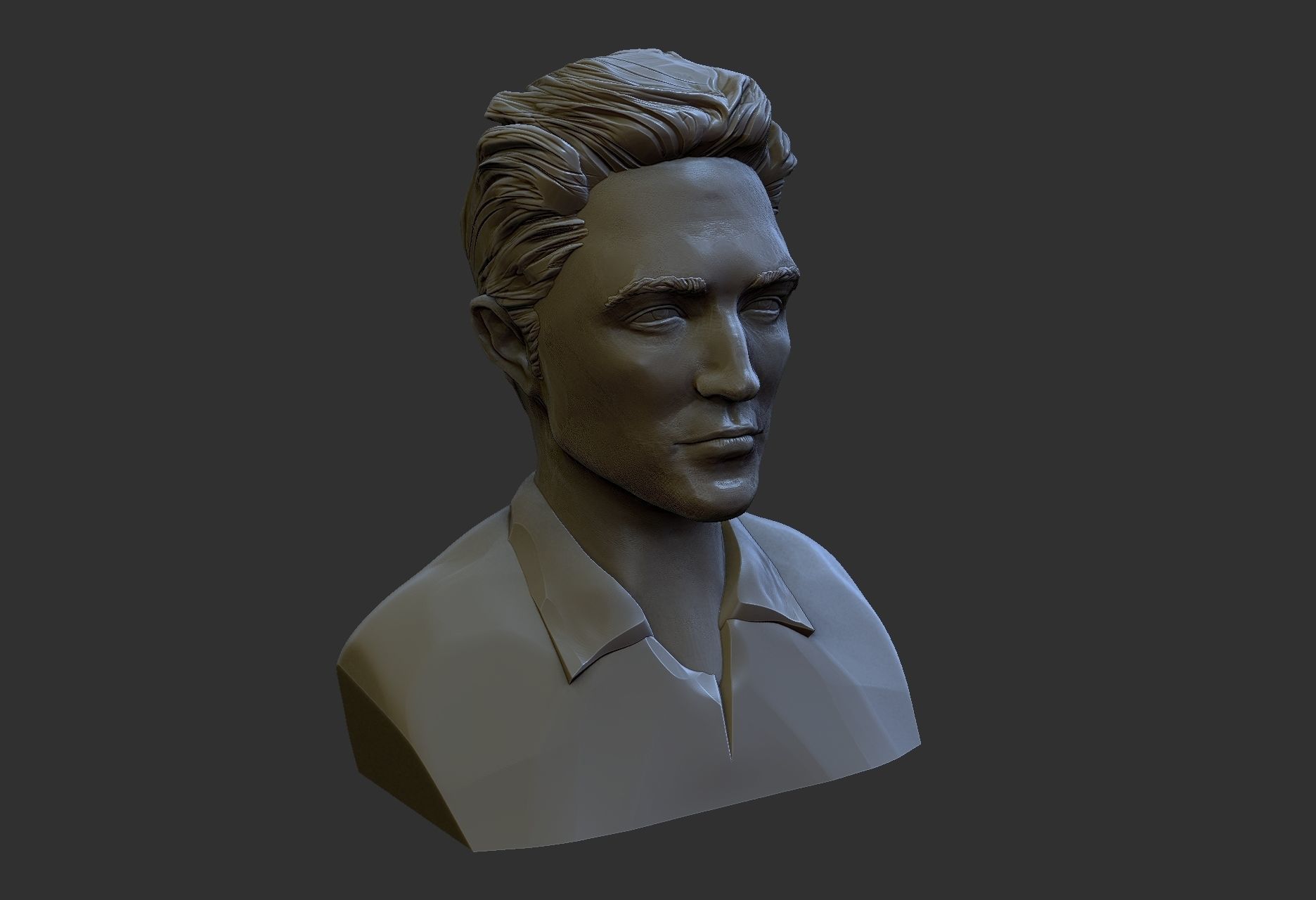 Robert  Pattinson 3D print model_4