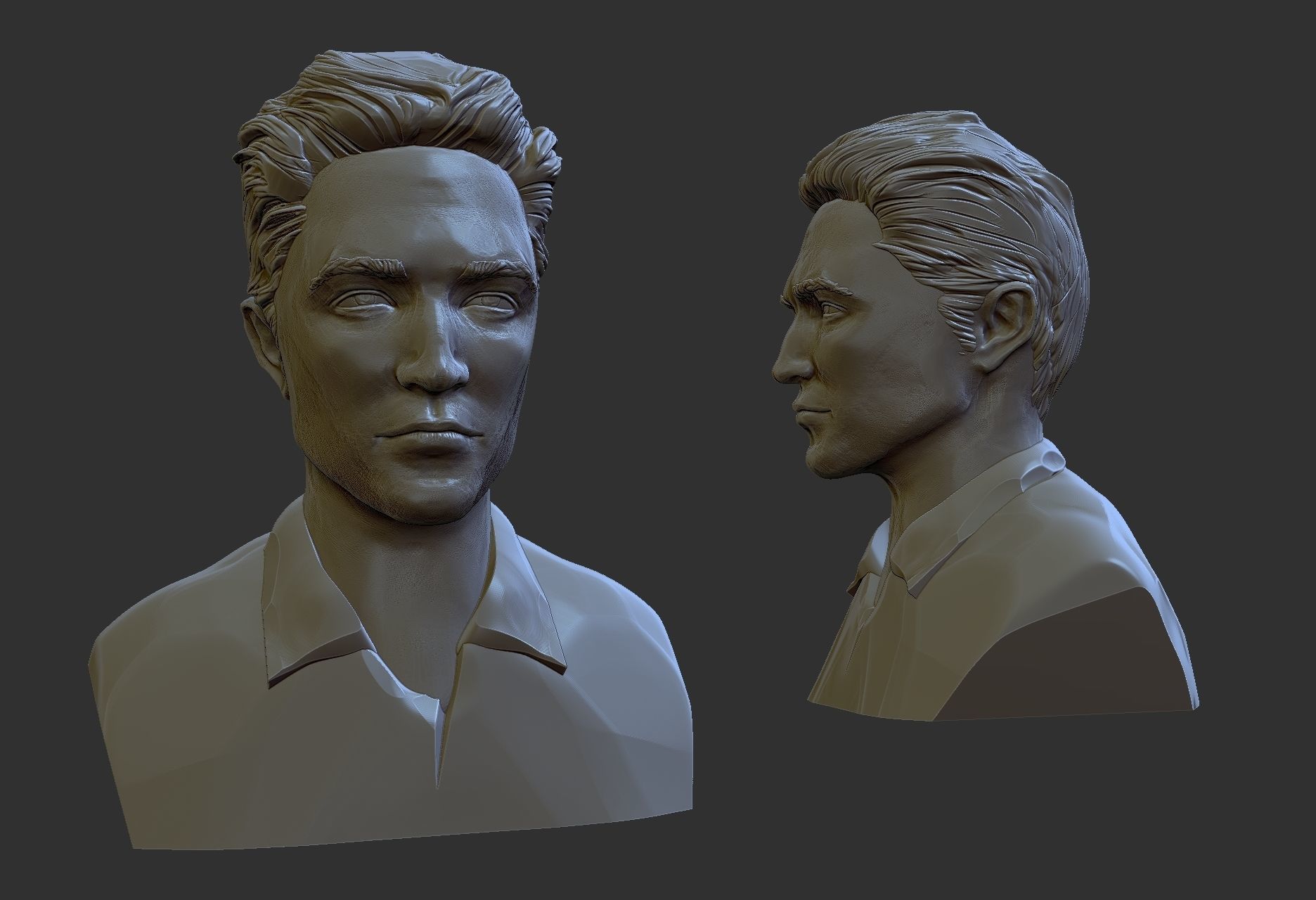 Robert  Pattinson 3D print model_3
