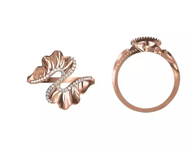 Women Wedding Engagement Ring STL JCD Details