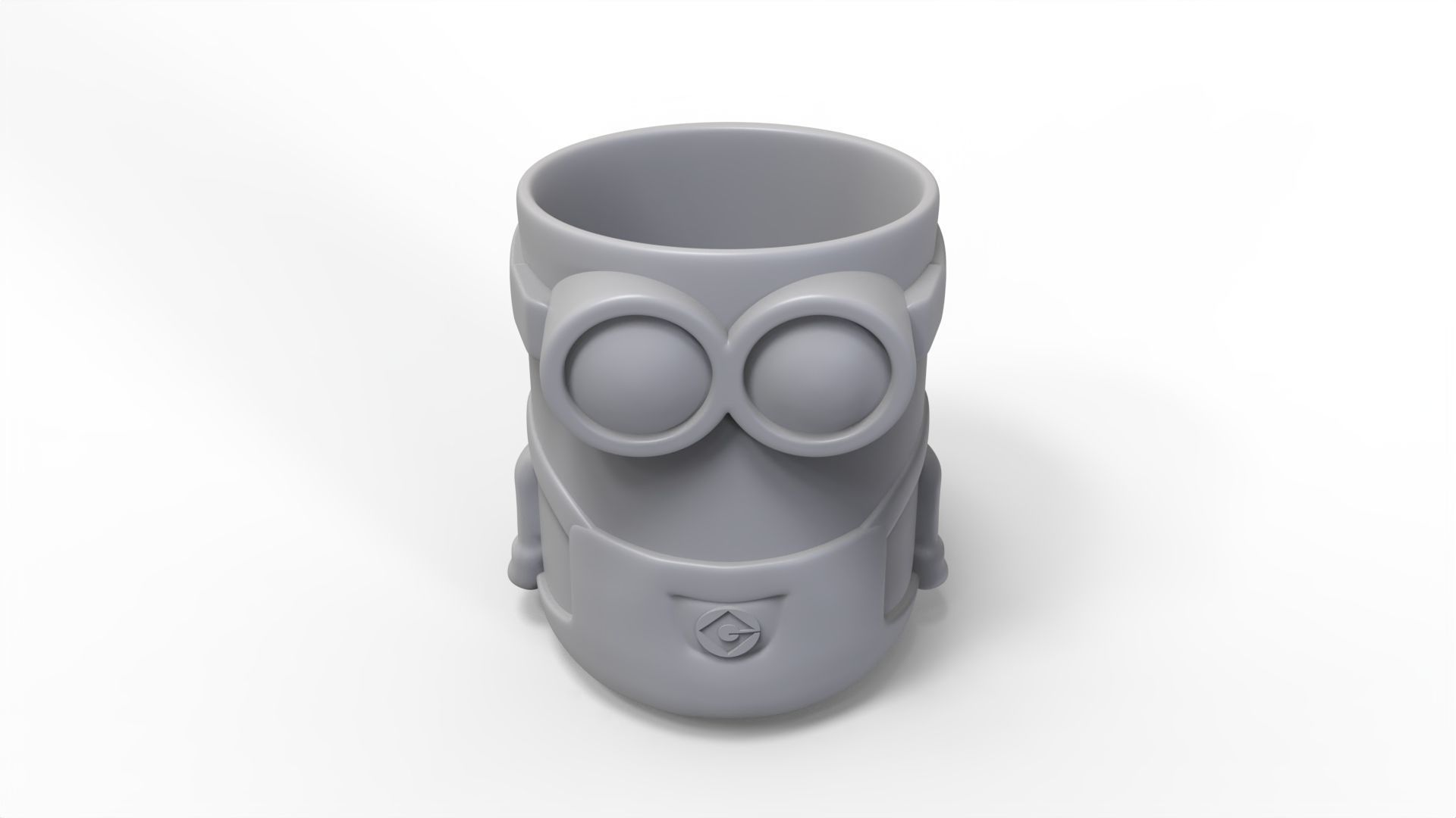 MINIONS PENCIL HOLDER 3D print model_8