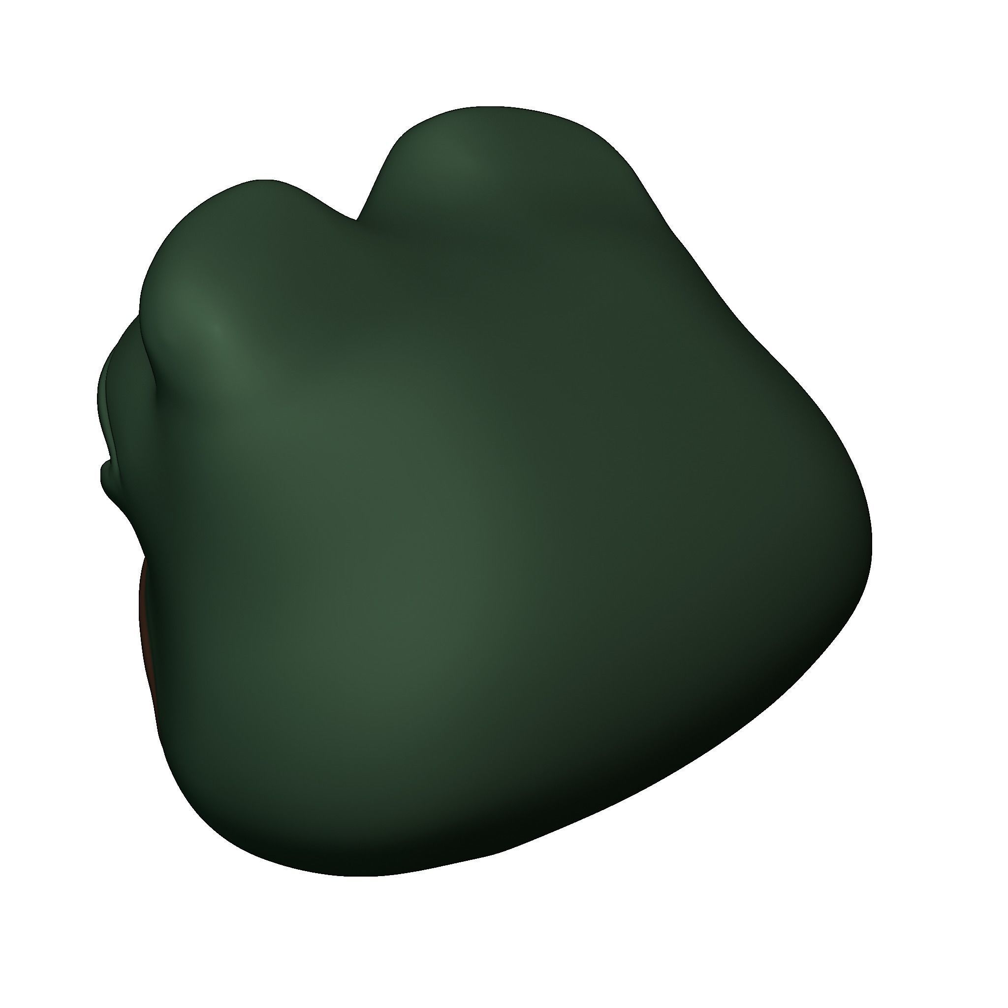 Pepe the Frog - Base Head Model Low-poly 3D model_22