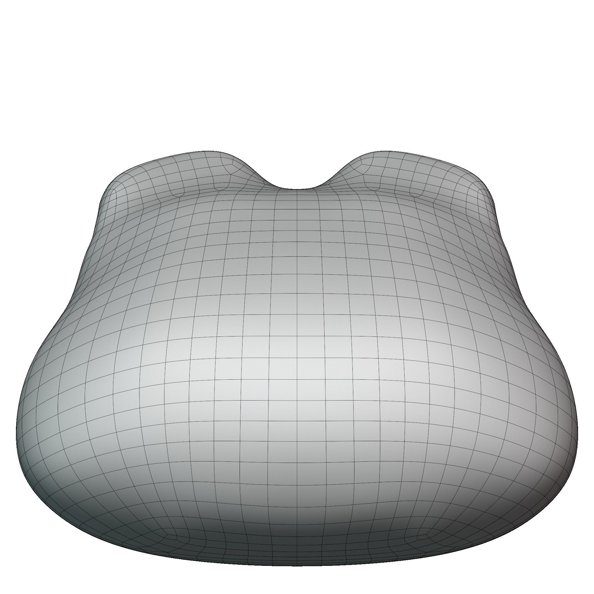 Pepe the Frog - Base Head Model Low-poly 3D model_21