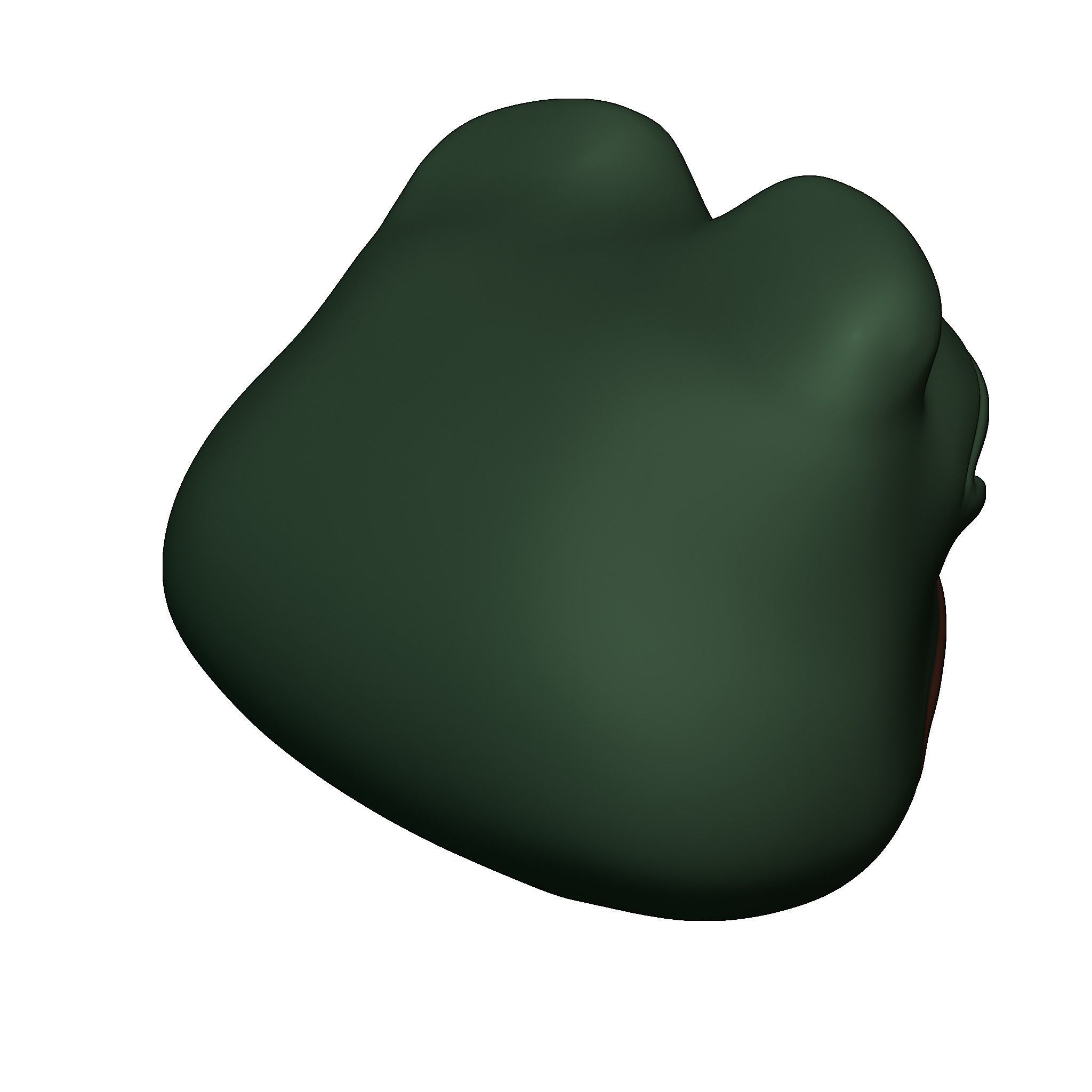 Pepe the Frog - Base Head Model Low-poly 3D model_27