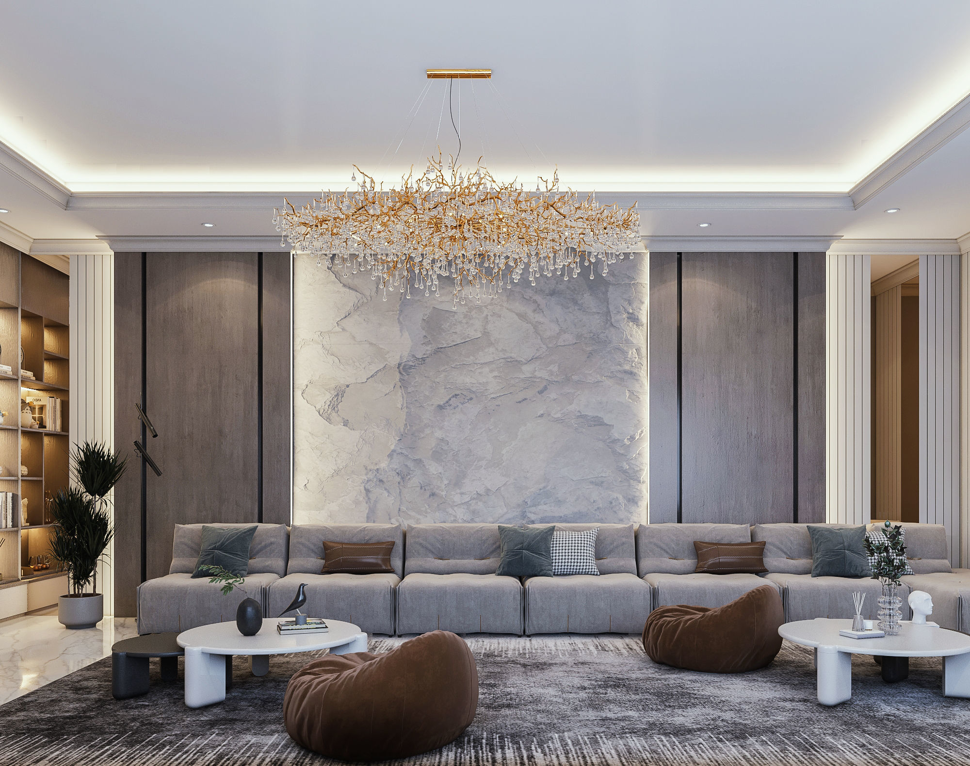 Luxury Reception 3D model_3
