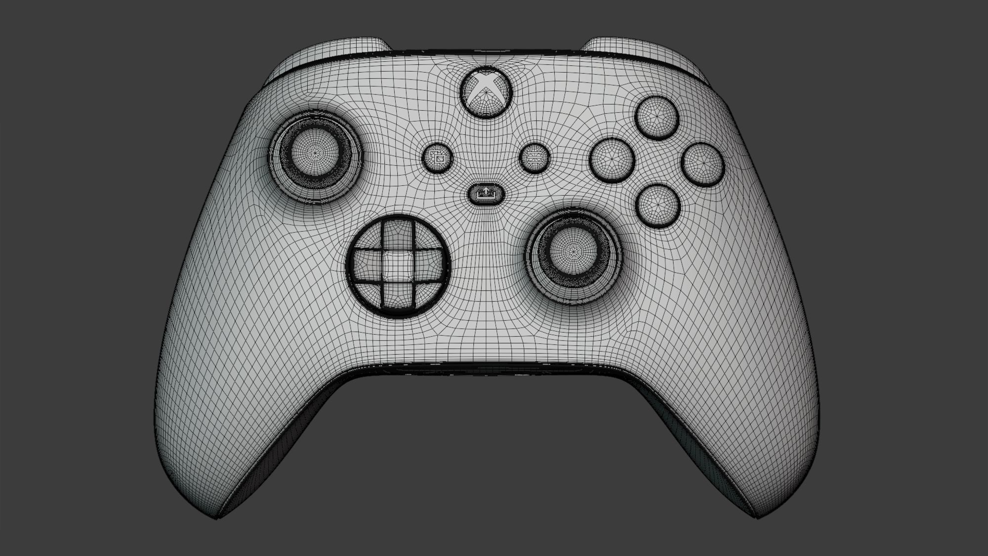 Xbox Series X Controller 3D model_12